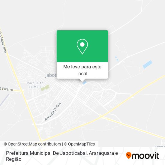 Prefeitura Municipal De Jaboticabal mapa