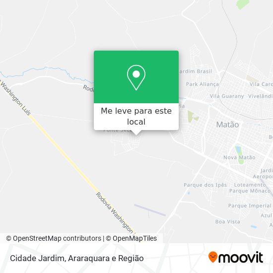 Cidade Jardim mapa