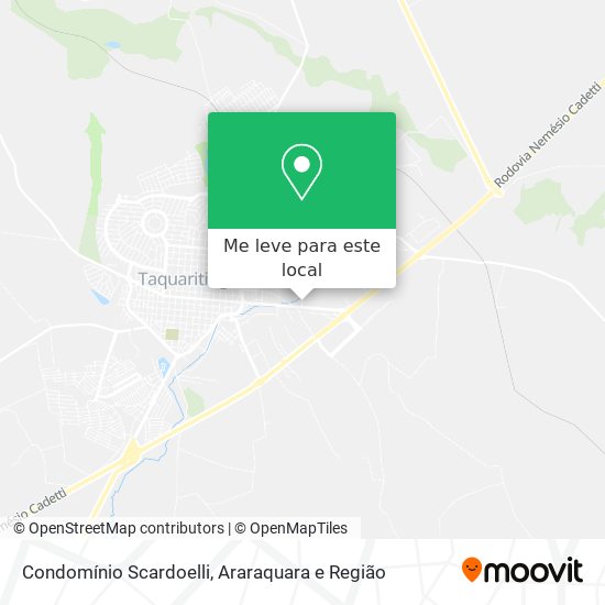 Condomínio Scardoelli mapa