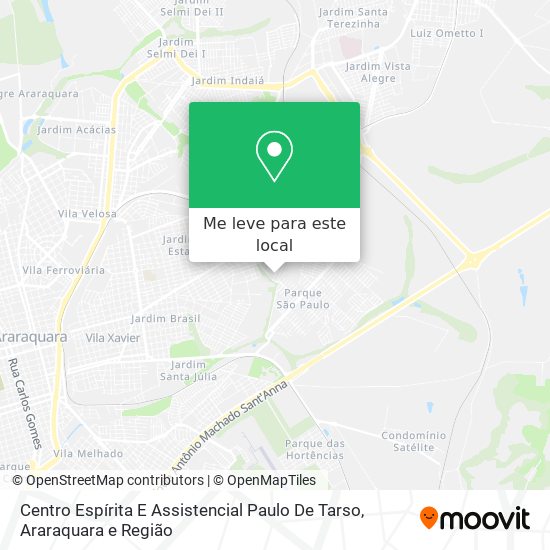 Centro Espírita E Assistencial Paulo De Tarso mapa