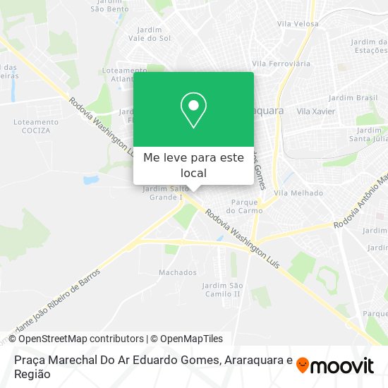 Praça Marechal Do Ar Eduardo Gomes mapa