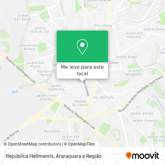 República Hellmann's mapa