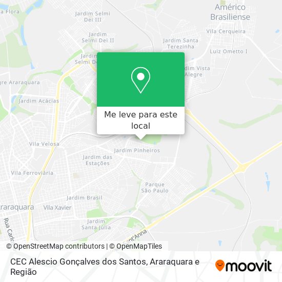 CEC Alescio Gonçalves dos Santos mapa