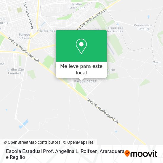 Escola Estadual Prof. Angelina L. Rolfsen mapa