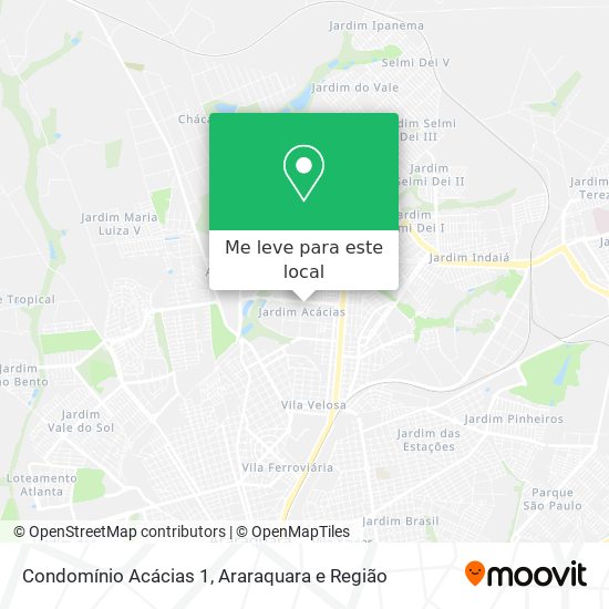Condomínio Acácias 1 mapa