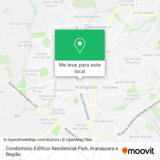 Condomínio Edifício Residencial Park mapa