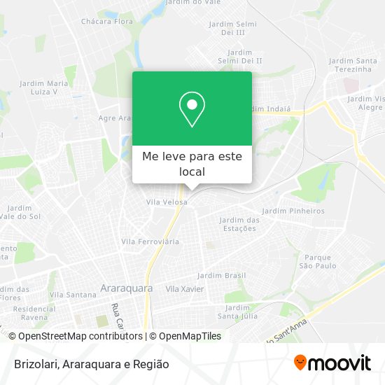 Brizolari mapa