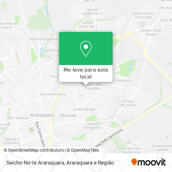 Seicho-No-Ie Araraquara mapa