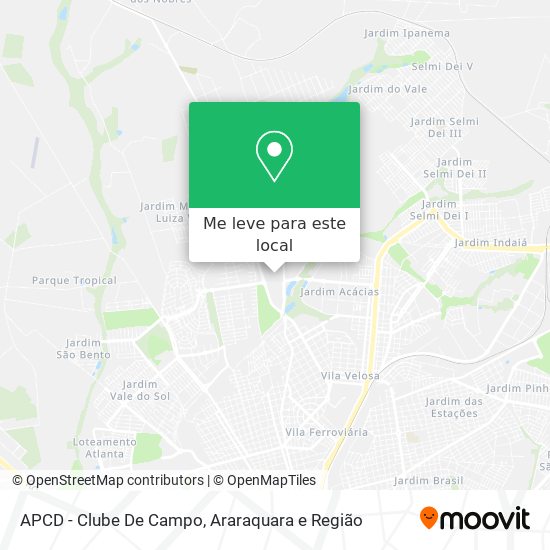 APCD - Clube De Campo mapa