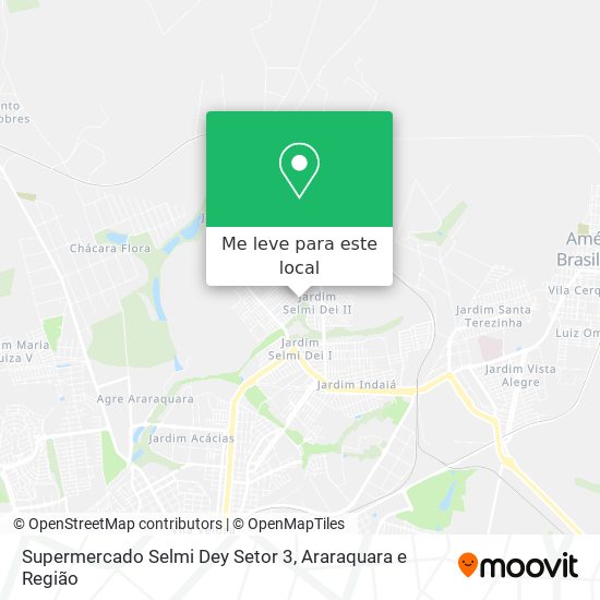 Supermercado Selmi Dey Setor 3 mapa