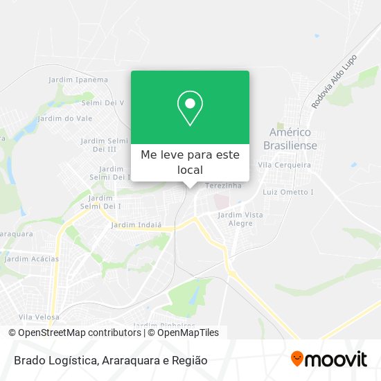Brado Logística mapa