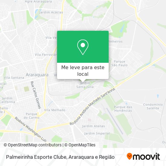 Palmeirinha Esporte Clube mapa