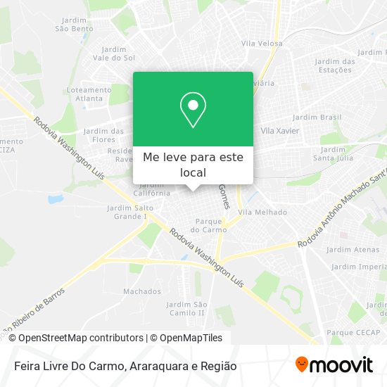 Feira Livre Do Carmo mapa