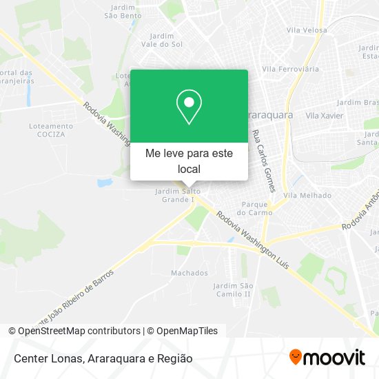 Center Lonas mapa