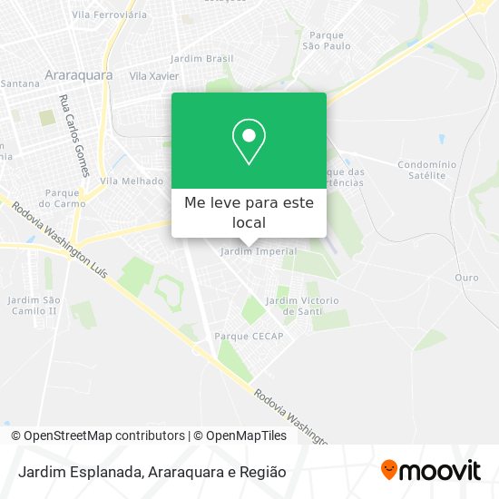 Jardim Esplanada mapa