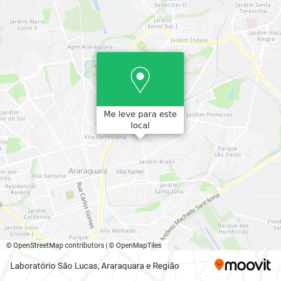Laboratório São Lucas mapa