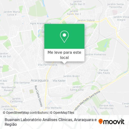 Buainain Laboratório Análises Clínicas mapa
