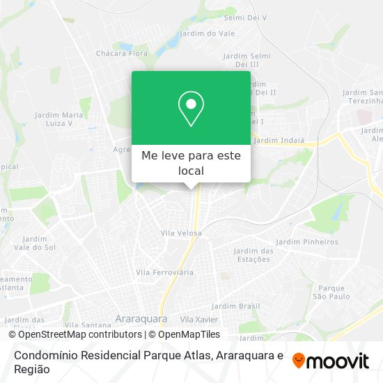 Condomínio Residencial Parque Atlas mapa