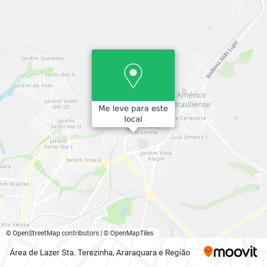 Área de Lazer Sta. Terezinha mapa