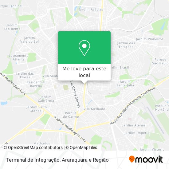 Terminal de Integração mapa