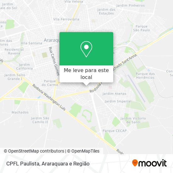 CPFL Paulista mapa