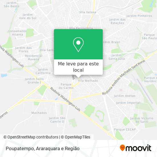 Poupatempo mapa