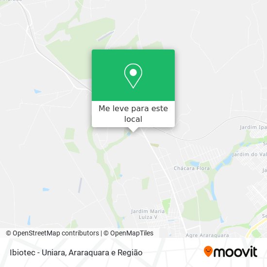 Ibiotec - Uniara mapa