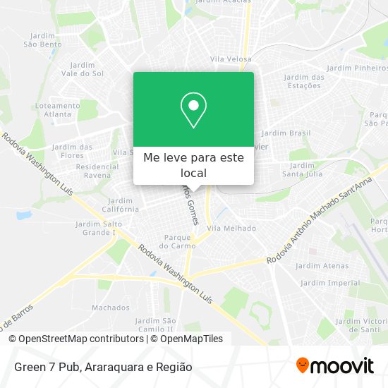Green 7 Pub mapa