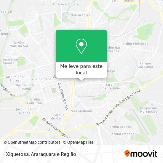 Xiquetosa mapa