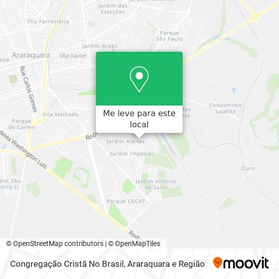 Congregação Cristã No Brasil mapa