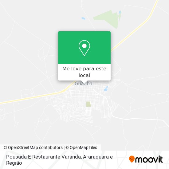 Pousada E Restaurante Varanda mapa