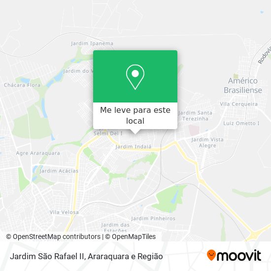 Jardim São Rafael II mapa