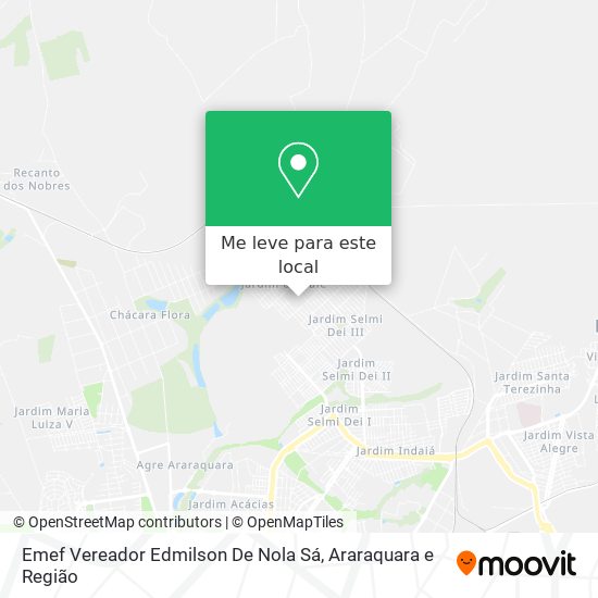 Emef Vereador Edmilson De Nola Sá mapa