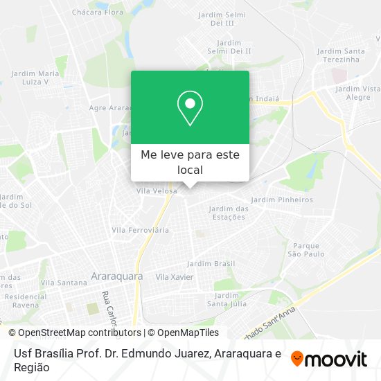 Usf Brasília Prof. Dr. Edmundo Juarez mapa
