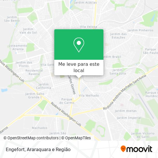 Engefort mapa