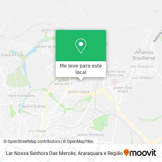 Lar Nossa Senhora Das Mercês mapa