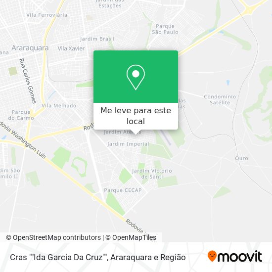 Cras ""Ida Garcia Da Cruz"" mapa