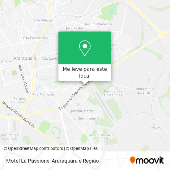Motel La Passione mapa