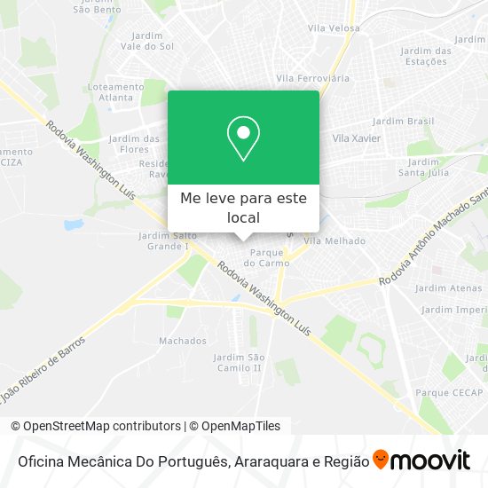 Oficina Mecânica Do Português mapa