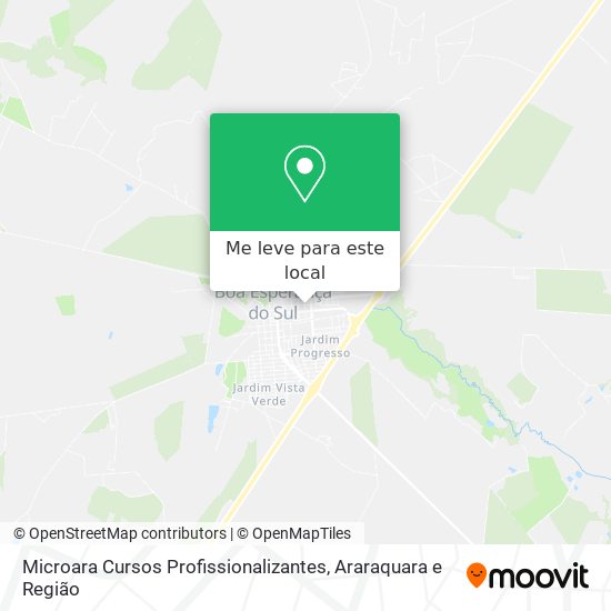 Microara Cursos Profissionalizantes mapa