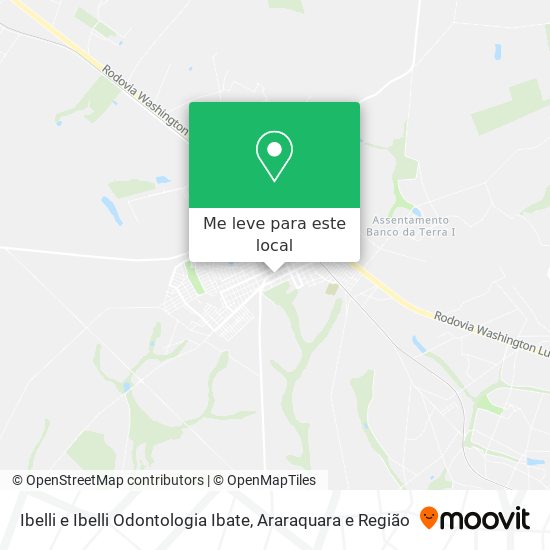 Ibelli e Ibelli Odontologia Ibate mapa