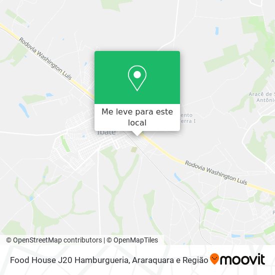 Food House J20 Hamburgueria mapa