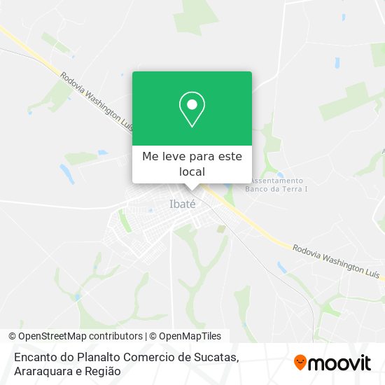 Encanto do Planalto Comercio de Sucatas mapa