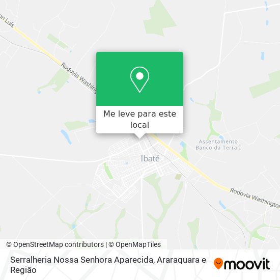 Serralheria Nossa Senhora Aparecida mapa