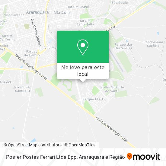 Posfer Postes Ferrari Ltda Epp mapa