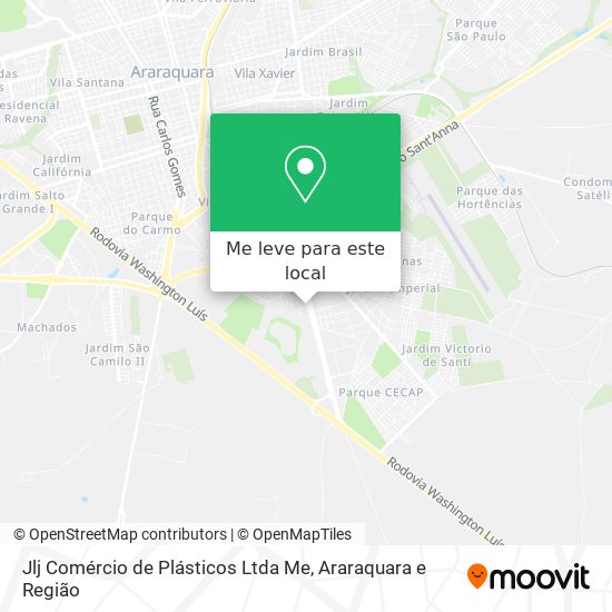 Jlj Comércio de Plásticos Ltda Me mapa