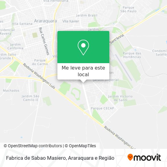 Fabrica de Sabao Masiero mapa