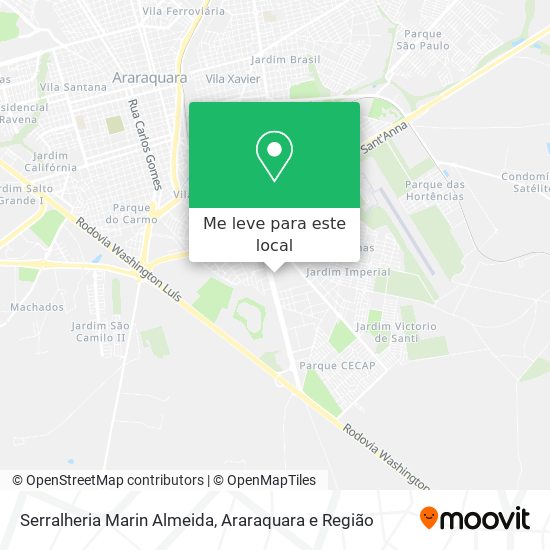 Serralheria Marin Almeida mapa