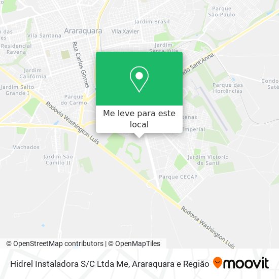 Hidrel Instaladora S/C Ltda Me mapa