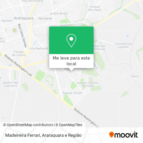 Madeireira Ferrari mapa